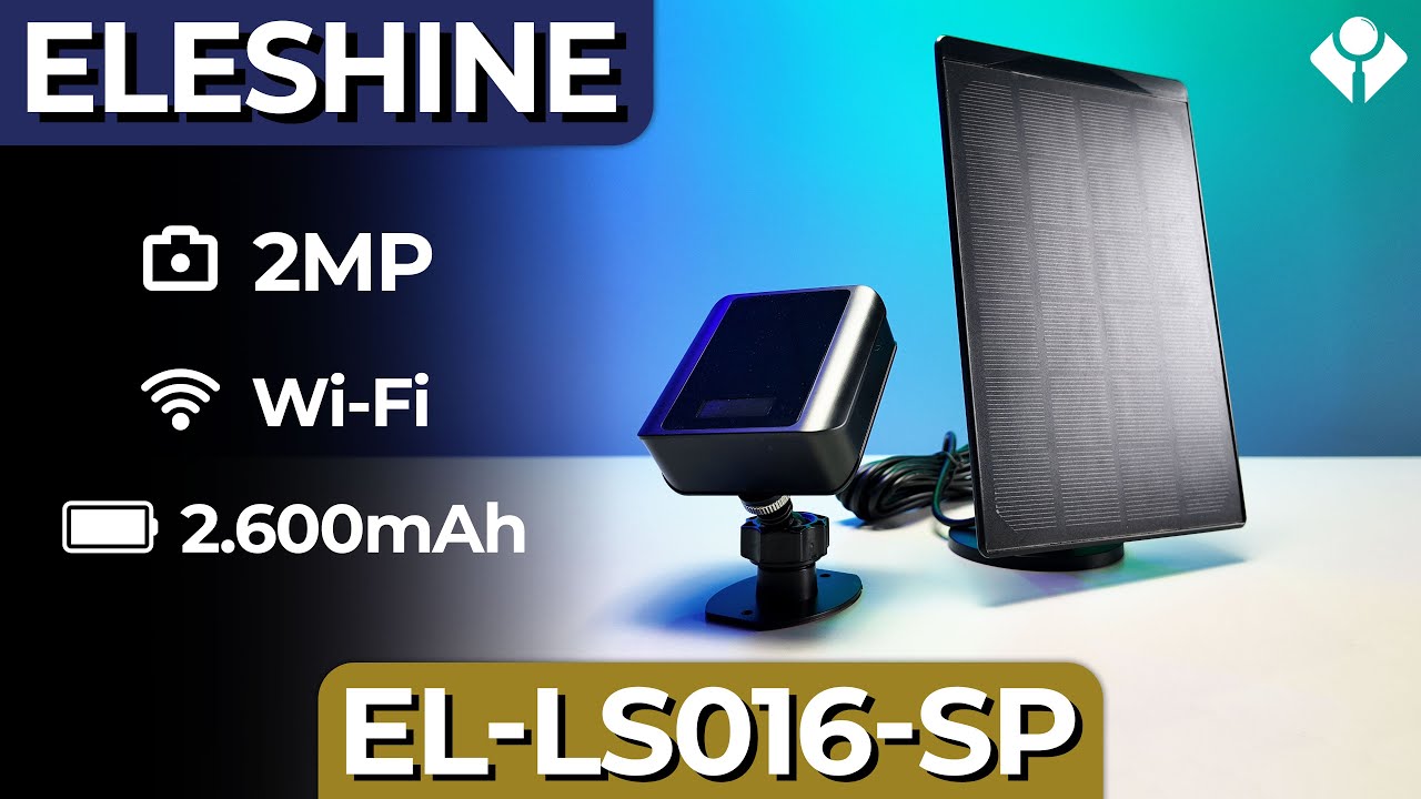Cameră ascunsă de exterior cu panou solar | Eleshine EL-LS016-SP