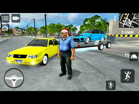 Rebaixados Elite Brasil Simulator - Vintage Red Van Volkswagen T2 Driving -  Android GamePlay 