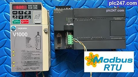 Siemens S7-200 "Modbus RTU" Yaskawa V1000