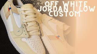 Off White Air Jordan 1 Low CUSTOMS 🥥