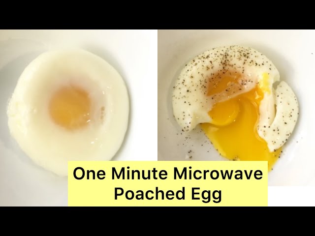 Poached Egg ~ 1 Min Microwave 