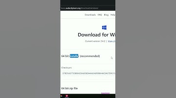 How to Download Audacity on Your PC #shorts
