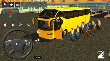 Indonesia Coach bus driving | Euro bus simulator 2025 Android gameplay #game 1