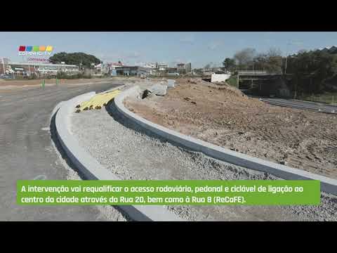 Visita à obra de requalificação da entrada norte