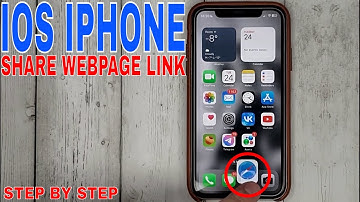 ✅  How To Share Webpage Link On iOS iPhone 🔴