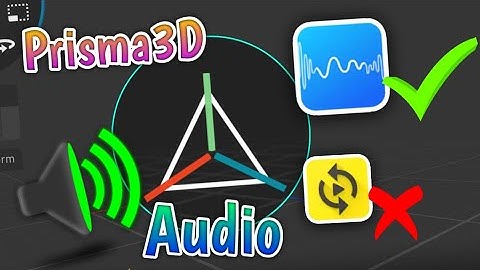 Sync audio with animation in Prisma3D easily || How to add sound to Prisma3D tutorial