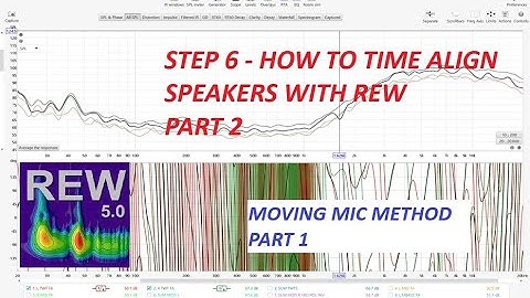 REW Car Audio Tuning - How To Do Time Alignment in REW using the Moving Mic Method - Part 1