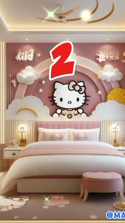 kamar hello Kitty mana yg kalian suka #shortvideo #hellokitty