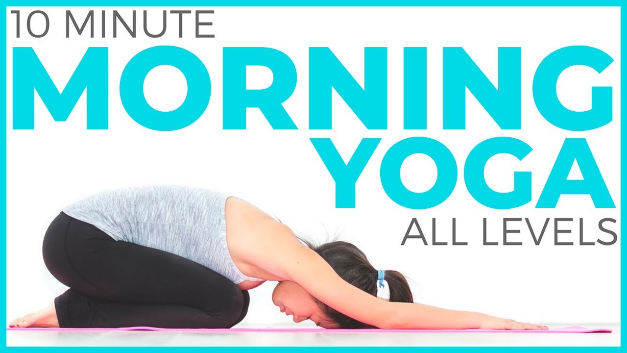 ⁣10 minute Simple Morning Full Body Flow Yoga for Beginners | Sarah Beth Yoga