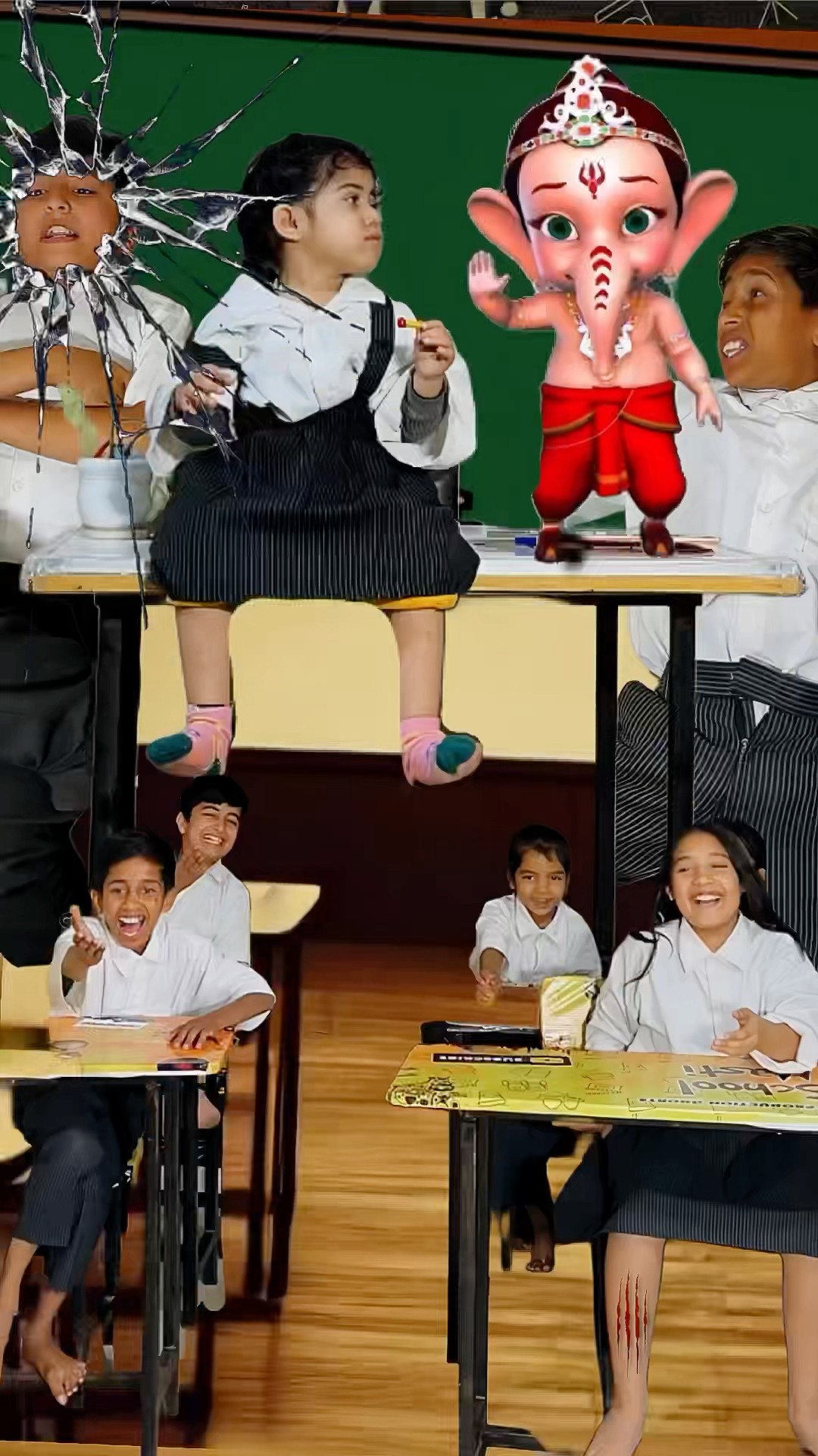 Respect Students ?❤️?O My Friend Ganesha ? #shorts #emotional #school #funny #viralvideo