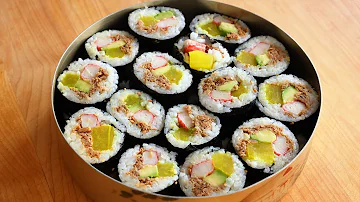 참치 우거지 김밥 참치 우거지 김밥