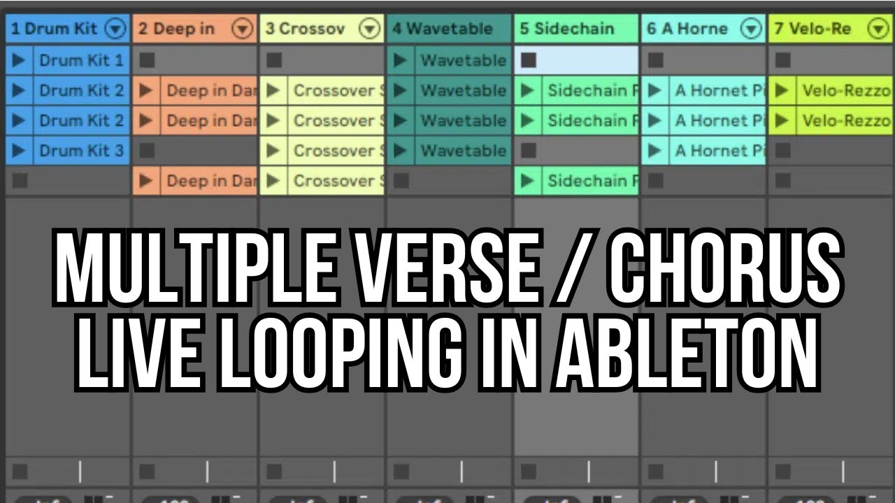 How to play a chorus with Ableton Live LOOPING EXPLAINED #6 - YouTube