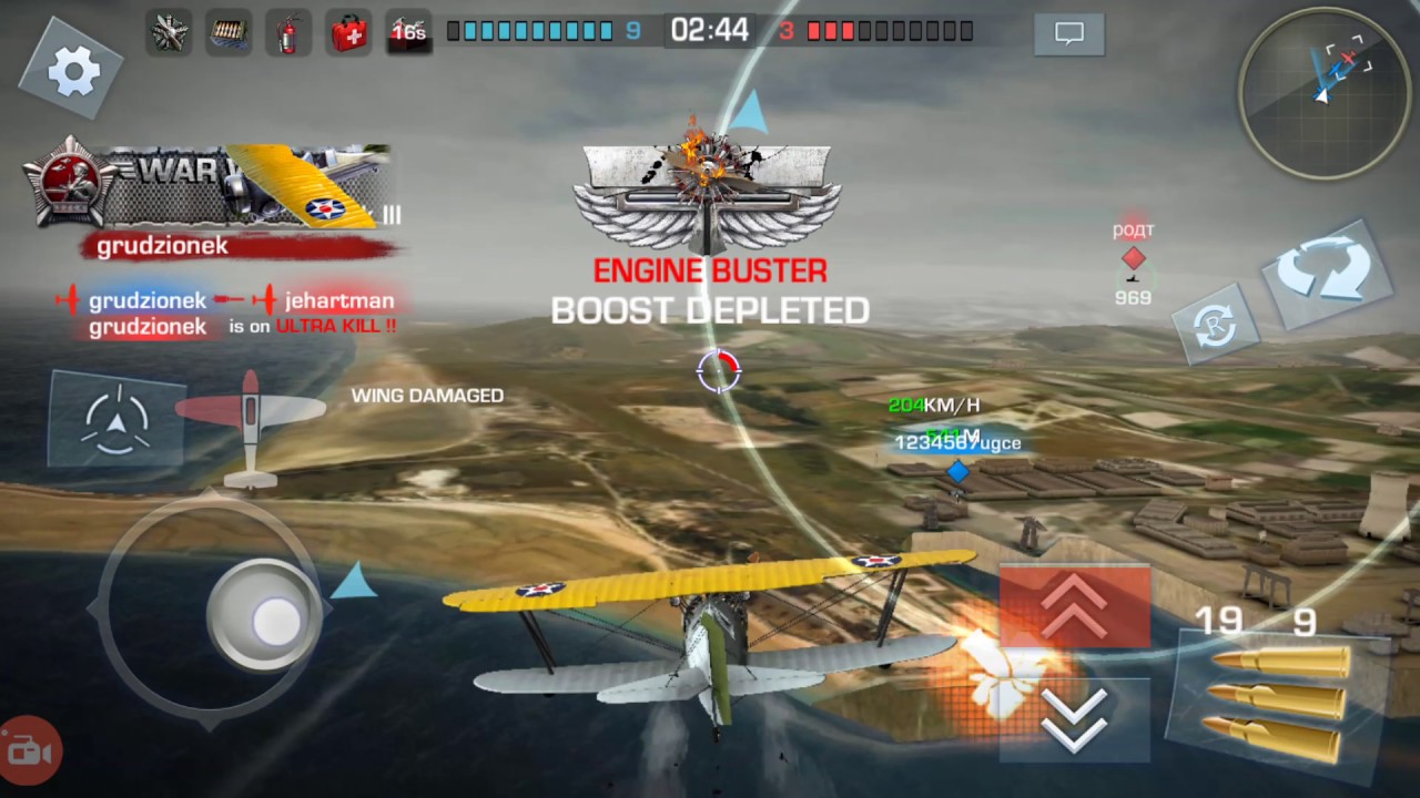 War Wings mega kill my Best record. Android online apk.