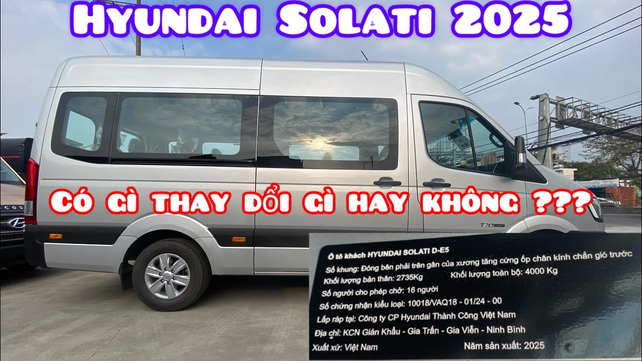 Hyundai Solati 2025 - CÓ GÌ THAY ĐỔI HAY KHÔNG ???