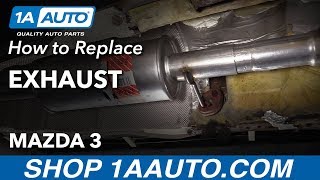 How to Replace Exhaust 03-09 Mazda 3