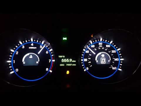 2011 Hyundai Sonata 2.0T 0-110 M/PH acceleration