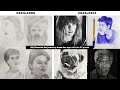 My drawing progress 20032021  18 years of my portrait art journey