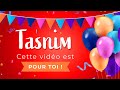 Joyeux anniversaire tasnim 