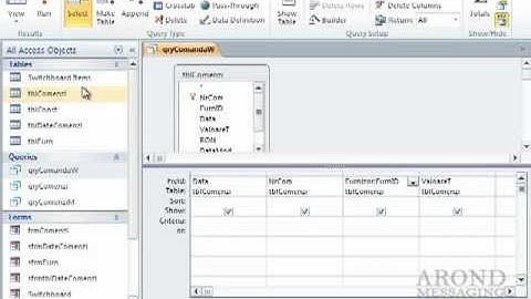 Using Access 2010 - Add an Alias to a Query Field