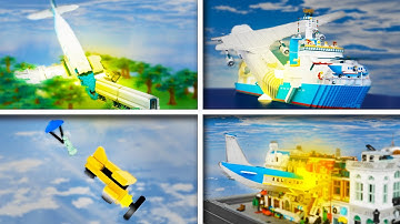 LEGO Plane Crashes (Part 2) | Animation