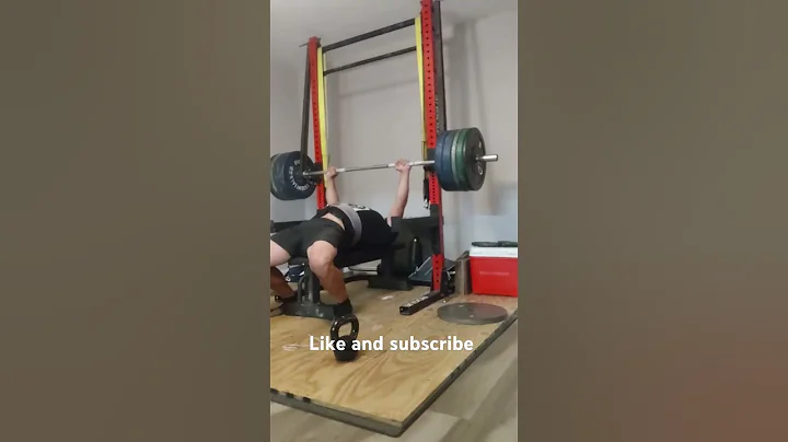 3-28-2025 385 reverse band bench press. #conjugate #maxeffort