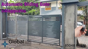Automatic Sliding Gate motor installed at Alappuzha, Kerala | Remote Gate in Kerala 📞 8304884072