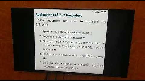 EL 306 E lecture on Applications of X-Y Recorder by KK sharma gpc Jodhpur
