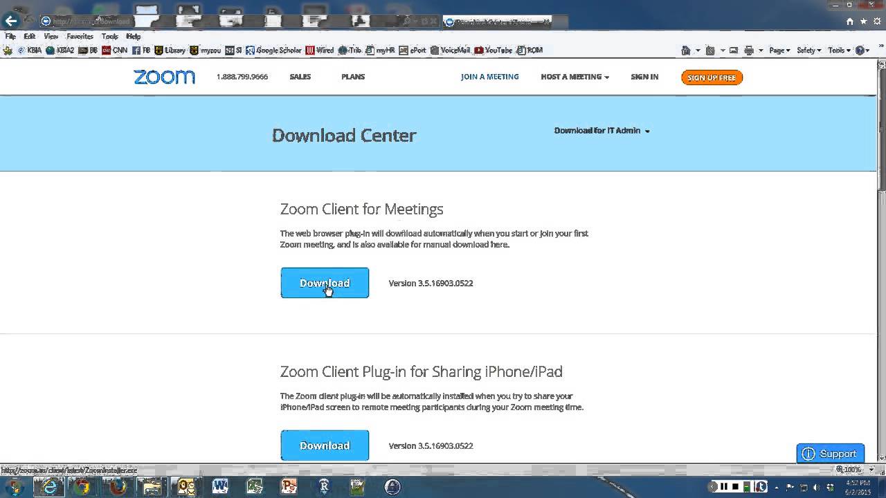 download and install zoom app