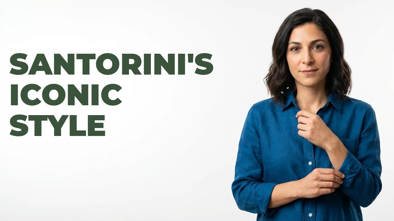 What Defines Cycladic Architecture In Santorini?