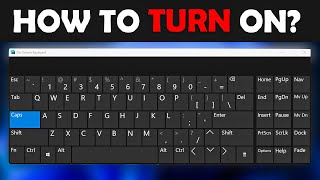 How to Show Touch Keyboard in Windows 11 | Enable On-Screen Keyboard | 2025