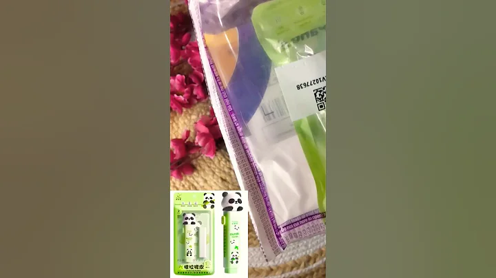 Retractable Erasers 🐼🎀✨ #kawaii #eraser #stationery #cute #trendingonshorts #shorts #meesho