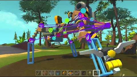 Scrap Mechanic four-legged walker