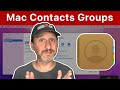 Using contact groups on a mac