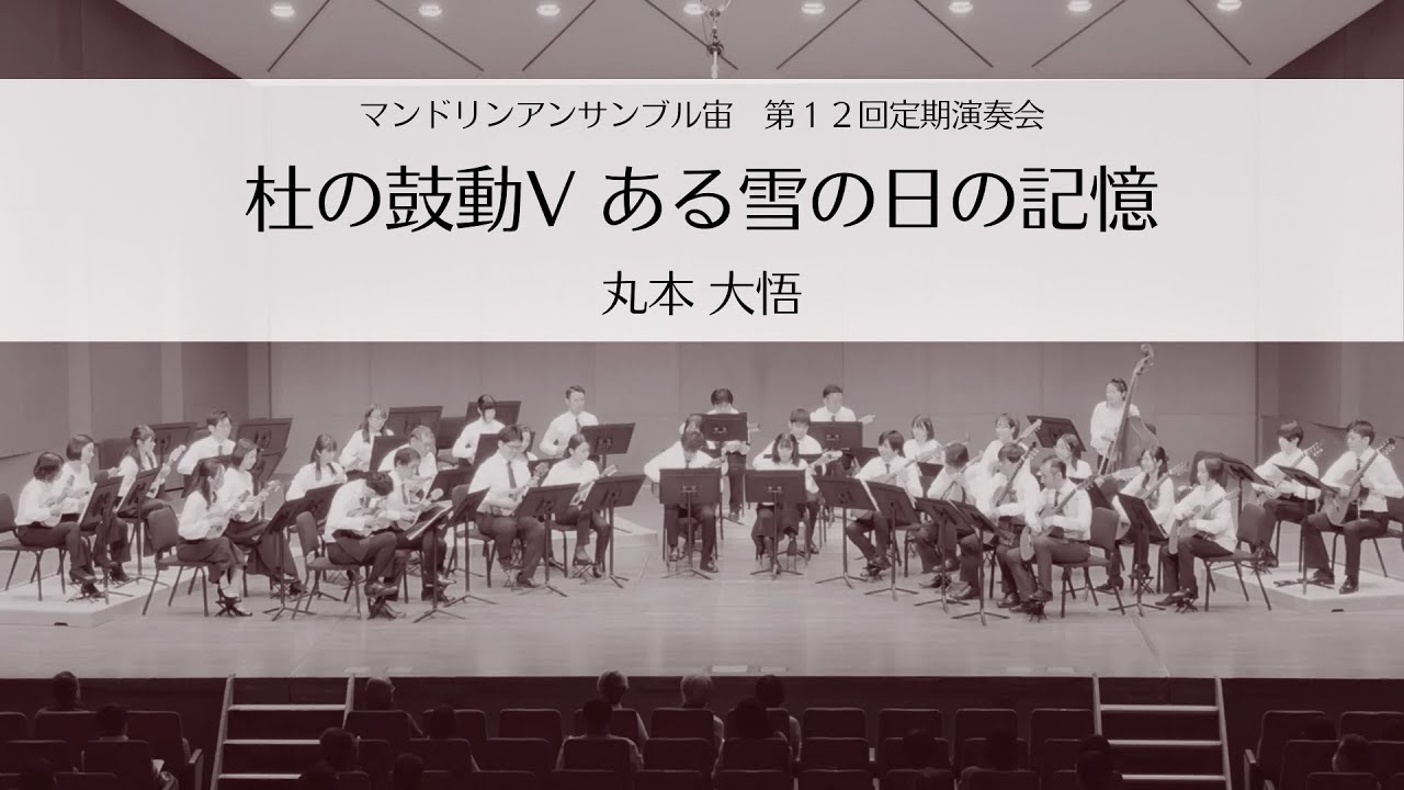杜の鼓動V 「ある雪の日の記憶」/ Mandolin Ensemble "SORA" 12th Concert