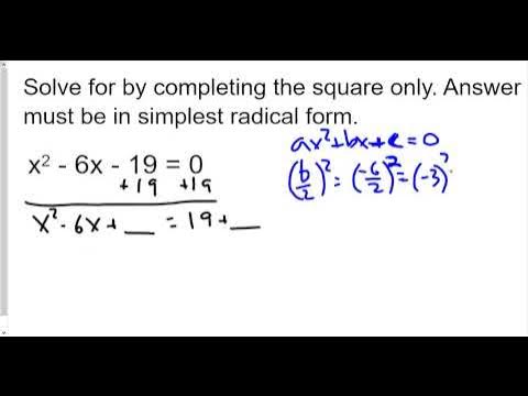Completing the Square – Steps, Formula, Examples, & Diagram