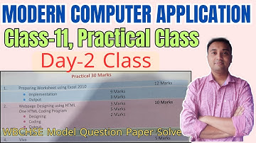Day 2 Class 11 Practical | Computer Application | Semester 1 | Semester 2 | WBCHSE | COMA
