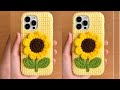 Amigurumi Crochet Phone Cover With Sunflower Ll Crochet Phone Case Tutorial Ll 