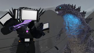 WHAT IF Titan Tv man met REAL Godzilla... (fanmade)