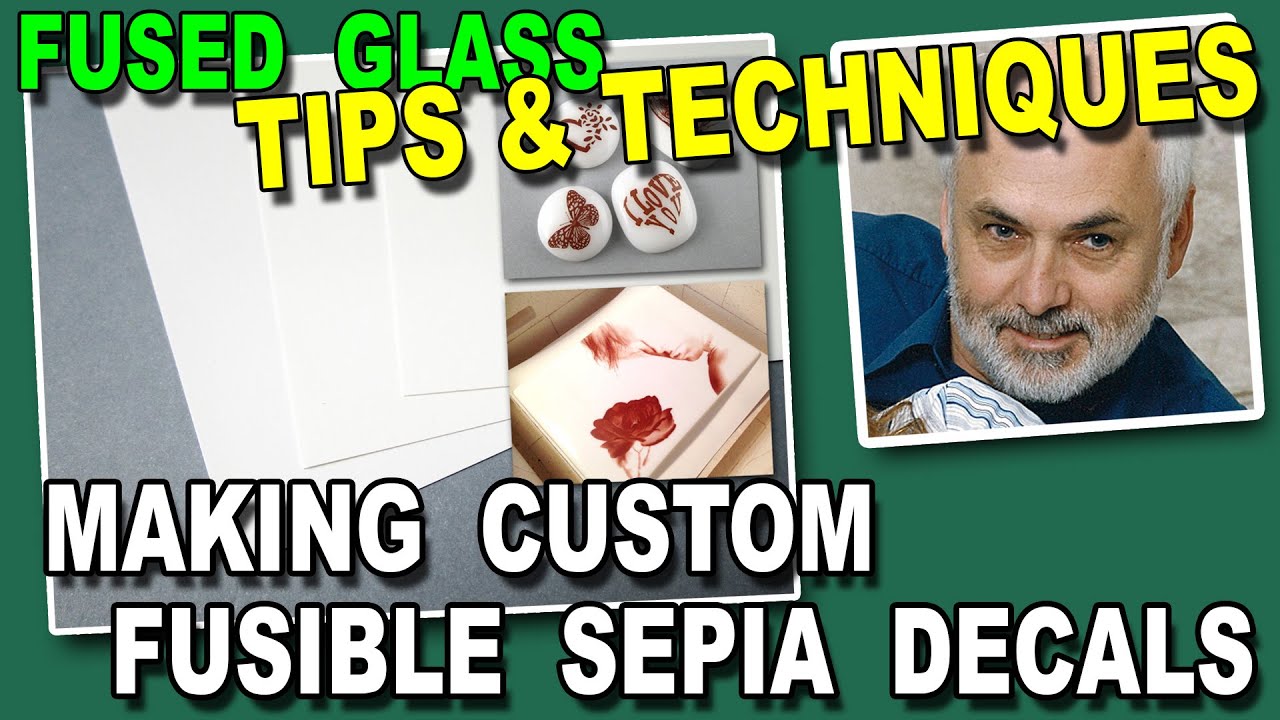 How to Make Custom Fusible Decals for Fused Glass Projects YouTube