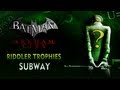 Batman Arkham City Riddler Trophies for the GCPD - YouTube