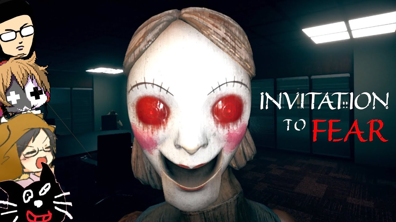【4人実況】世界一難しいと思われるホラー鬼ごっこゲーム『 INVITATION To FEAR 』