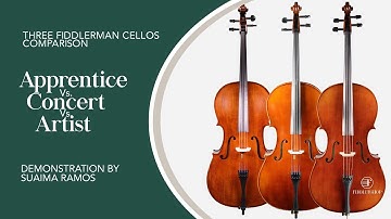 Fiddlerman Apprentice, Concert, and Artist Cellos Comparison