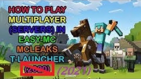 How to play Multiplayer on TLauncher with servers!