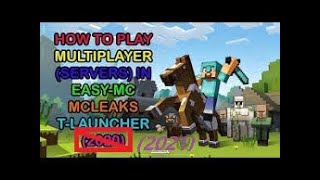 How to play Multiplayer on TLauncher with servers!