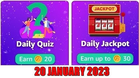 Amazon Fz Coins Quiz Answers Today | Amazon Quiz Today | 20 January 2023