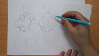 HOW TO DRAW Shirt Material Folds TIGHT & LOOSE