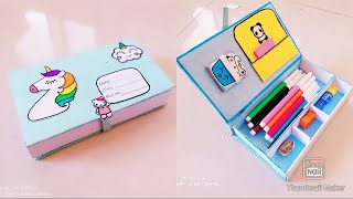 Diy How Very Easy Paper Pencil Box Comp Box Craft Idea