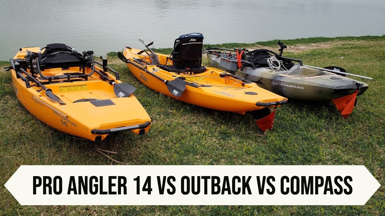 2019 Hobie Compass Vs Outback Vs Pro Angler 14! On Off The