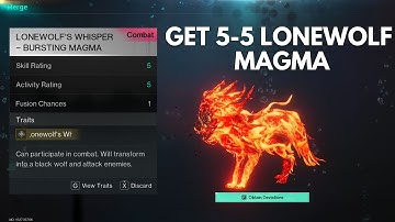 Deviation Fusion: Obtain 5-5 Lonewolf Whisper Bursting Magma