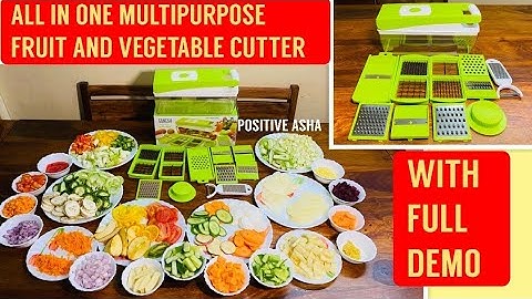 All In One Multipurpose Vegetable&Fruit Chopper | Cutter | Slicer | Dicer | Grater | Peeler |chopper